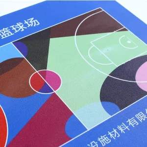 High Quality Indoor Outdoor Interlocking Silicone High Density UV Waterproof Eco Friendly Basketball Court Floor Tiles