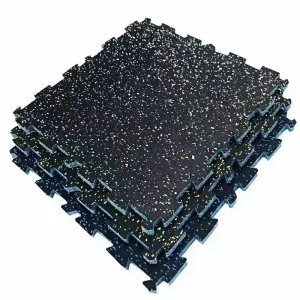 High Quality Interlocking Anti Slip Eco Friendly MZ-FI08 Indoor Gym Flooring EPDM Rubber Foam Bottom Puzzle Tiles