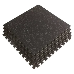 High Quality Interlocking Rubber Floor Mats for Gyms Sound Insulation Shock Absorption Customizable Sizes