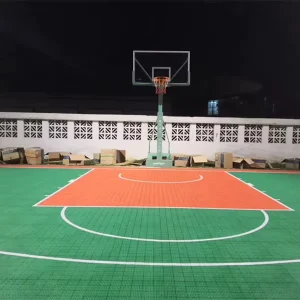 High Quality Modern Design PP Material Eco Friendly Outdoor Volleyball Sport Court Plastic Flooring Graphic Design