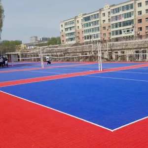 High Quality Modern Design PP Material Outdoor Volleyball Sport Court Flooring For Hotel Use