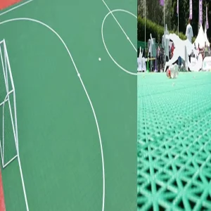 High Quality Non Slip Movable Professional Backyard Floor Sports Court Backyard Pickleball Court Flooring