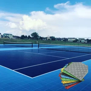 High Quality Outdoor Waterproof Tennis Basketball Court Tennis Equipment Flooring PP Sports Flooring Sport Plastic Tiles