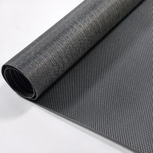 High Quality PVC Leather Embossed Car Mat Black Mesh Backing Custom Eco UV Protected Fire Resistant Furniture Sofa Use PVC Mat