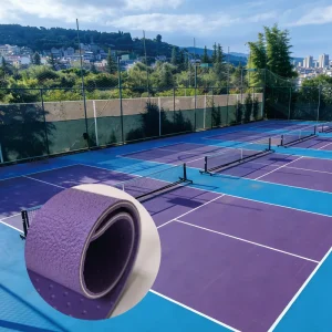 High Quality PVC Vinyl Floor Indoor Outdoor Anti Slip Sports Pickleball Court Mats Roll Factory Direct Sale