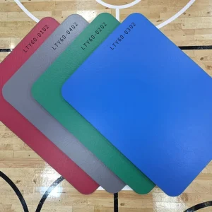 High Quality PVC Vinyl Roll Table Tennis Court Flooring Sports Plastic Indoor Sport Flooring