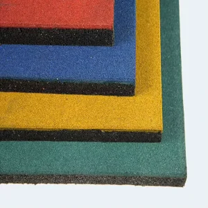 High Quality Shock Absorbing Rubber Sports Floor Tiles For Gym Playground Garage