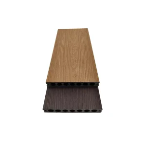 High Quality Teak WPC Decking 3D Wood Grain Eco-Friendly Waterproof Outdoor Composite Flooring for School Warehouse Swimming