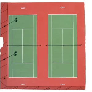 High Quality Vinyl PVC Rubber Tennis Court Floor Mat Waterproof Durable Sports Flooring