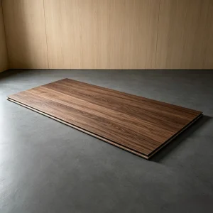 High Quality Wood Veneer SPC Flooring OEM Service Real Wood Surface Rigid Core for Resort PVC Mat Roll