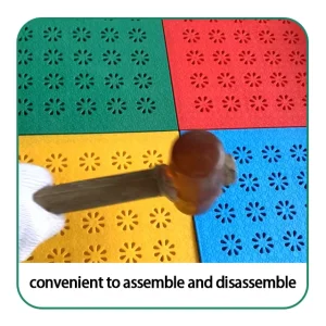 High Quality for RD220 Modern PP Vinyl Flooring Outdoor Basketball Courts Amusement Parks School Interlocking Anti-Slip