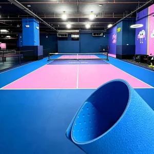 High Rebound Eco Friendly Anti Slip PVC Sports Flooring for Modern Gym Indoor Outdoor Pickleball Courts 3 Year Warranty Adhesive