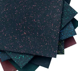 High Resilience Rubber Gym Mat Anti noise & Shock Absorbing Flooring for Weight Rooms