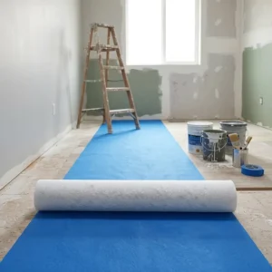 High Tack Adhesive Floor Protection Covers Strong Stick No Residue Floor Protective Film for All Floor Surfaces