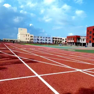 High UV Resistance EPDM Rubber Granules Outdoor University Playground Rubber Flooring Synthetic Tartan Track Flooring Materials