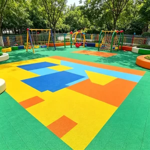 High Wear Resistance School Sports Ground Flooring Easy to Install Interlocking Sports Flooring for Sports Venues