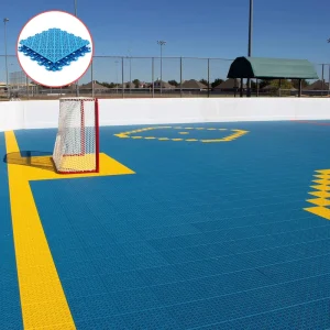 Hockey Rink Flooring Tiles for Indoor Outdoor Roller Skating Hockey Roller Flooring Plastic Hockey Rink