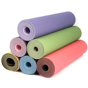 Home Exercise Gym Workout Non Slip Custom Eco Friendly TPE Fitness Yoga Mat