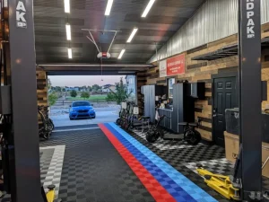 Home Gym Interlocking Plastic Floor Tiles Durable Sports Flooring for Indoor Garage