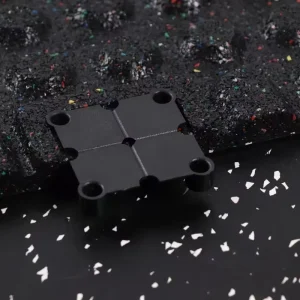 Home Gym Rubber Mat Cushioning Anti-Vibration Sound Insulation Waterproof Tile for Garden Hall