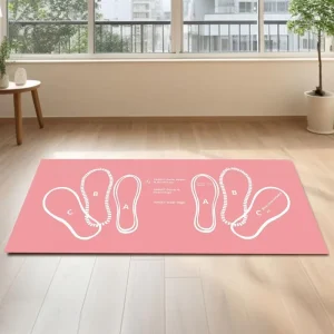 Home Gym Squat Cushion Non-Slip Fitness Mat Yoga & Pilates Indoor Workout Anti-Vibration Pad Diatom Mud 2mm