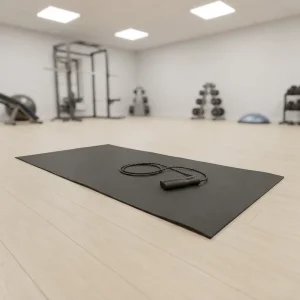 Home Gym Use Floor Rope Protection Non Slip High Density Durable Thick Workout Mat Skipping Jump Rope Mat