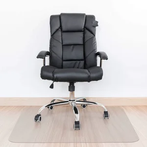 Home Office Anti-Slip PVC Under-Desk Chair Mat for Hardwood Floors