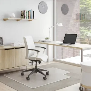 Home Office Anti Slip Under Desk Mat Floor for Carpet Transparent PVC Protector Rug Hardwood Hard Floor High Chair Mat