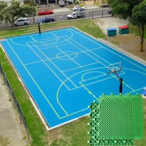 Home Outdoor Sport Flooring Tiles for Multi sport Court