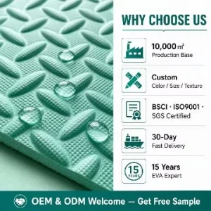 Home-Theater EVA Interlocking Floor Mats Acoustic Anti-Slip Dark-Tone Sound-Dampening Foam Tiles for Cinema Rooms