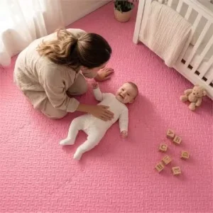 Home-Theater EVA Interlocking Floor Mats Acoustic Foam Tiles Anti-Slip Dark-Tone Sound-Dampening Cinema Room