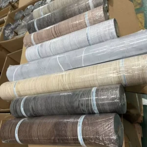 Homogeneous Roll PVC Vinyl Flooring Anti Bacterial Stain Resistant Floor for Hospital School Mall