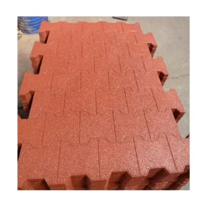 Horse Stable Interlocking Dog Bone Rubber Pavers Floor Tiles Brick