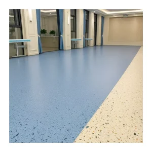 Hospital Grade Non Slip Waterproof Eco Friendly PVC Vinyl Flooring Roll for Commercial Use Schools & Gyms