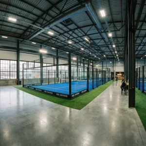 Hot Dip Galvanized Padel Tennis Court Heavy Duty Steel Frame Durable Panoramic Padel Court Set