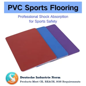 Hot Sell Eco Friendly Indoor Soft Waterproof Fireproof Easy Installation Volleyball Court PVC Flooring