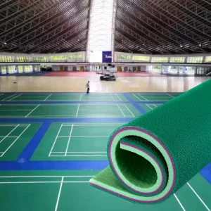 Hot Sell High Density Soft 100% Waterproof Easy Installation Eco Friendly Badminton Court PVC Multi Use Flooring