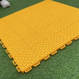 Hot Selling Customized Portable Assembled Basketball Court Flooring Tile 16mm PP Interlocking Click Outdoor Courts