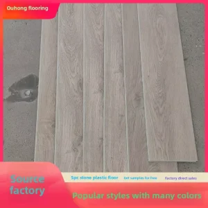Hotel-style SPC Quick-install Stone-plastic Flooring Simple Indoor Home Renovations Waterproof Flame-retardant Formaldehyde-free