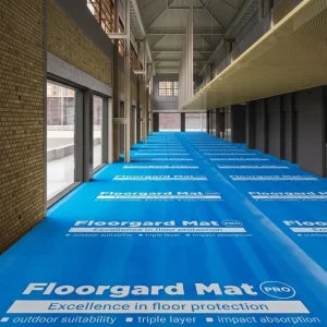 Household-Size Heavy-Duty Clear Plastic Floor Protection Film and Carpet Protector for Pet-Friendly Home Use