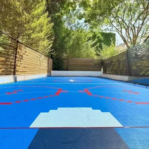 Hybrid Indoor Outdoor Hockey Floor Systems Modular PP Tiles for Ice and Inline Hockey