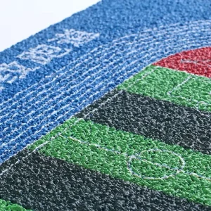 Hybrid Plastic Multi Sport Court Flooring Track with High Elasticity Indoor Outdoor Use Eco Friendly