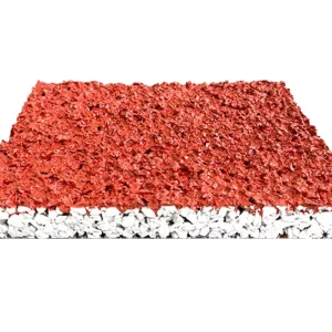 Hybrid Plastic Tartan Athletic Running Track Flooring for Indoor and Outdoor Use, Anti-Bacterial