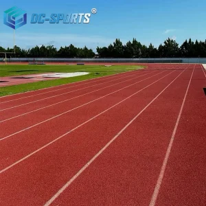 Hybrid Polyurethane Running Track Athletic Flooring with Shock Absorption and Anti-Slip Surface OEM Factory