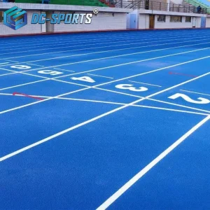 Hybrid Running Track Surface PU Rubber Sports Flooring Shock-Absorbing Waterproof for Outdoor Athletic Stadiums