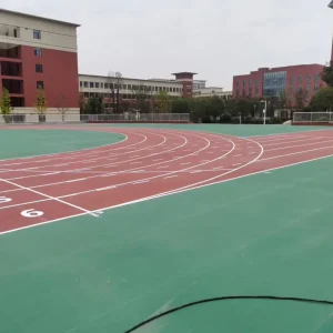 IAAF Approved Prefabricated Running Track FN-CY-2507156 Green EPDM Rubber Roll Runway