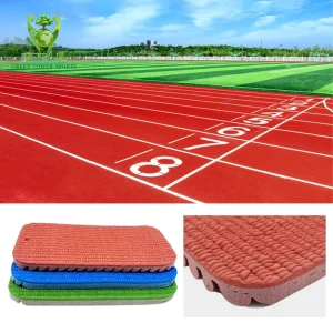IAAF Approved pp Interlocking Outdoor Sport Floor Prefabricated Running Track
