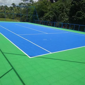 ITF-Approved Modular Tennis Court Floor Tiles for Schools, Clubs, and Competition