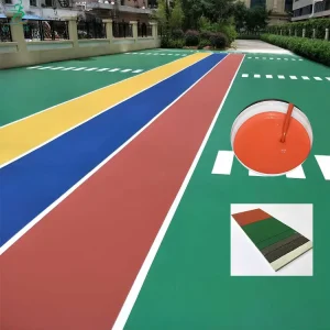 ITF Certified Eco-Friendly Shock-Absorption Anti-Slip Surface Acrylic Outdoor Tennis Court 3-5mm Thickness