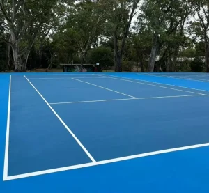 ITF Tennis Court Wet Pour Acrylic Cushion Sports Flooring